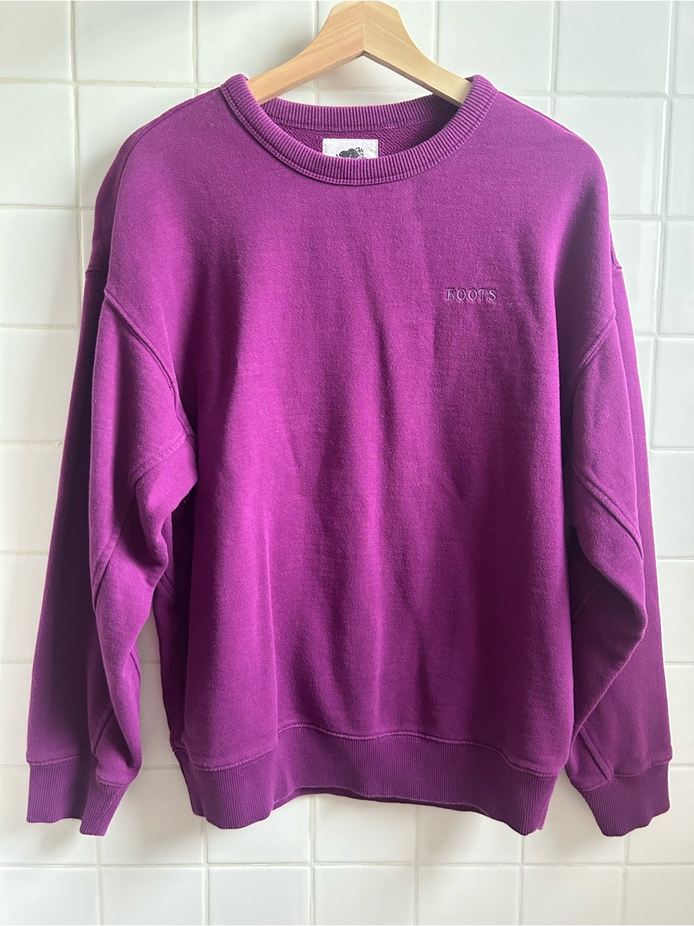 Roots Women's Cozy Crewneck Sweatshirt - fits M-L